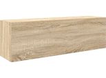 Vidaxl Armadio A Muro Per Bagno Rovere Sonoma 100X25X30 Cm Materiale A Base Di Legno
