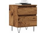 Vidaxl Comodini 2 Pz. Aspetto Legno Recuperato 40X35X50 Cm Materiale A Base Di Legno