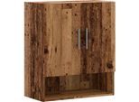 Vidaxl Armadio A Muro Effetto Legno Vecchio 60X31X70 Cm Materiale Legno