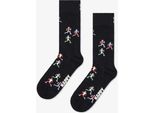 Calzini Del Marchio Happy Socks Del Modello Runners Sock Nero
