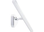 Applique Da Bagno Sopra Lo Specchio, Rettangolare, 60 Cm, Cromata, Regolabile, Colore Neutro, Led, 12W, IP44, Regulus Idealed