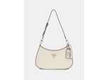 Guess Borse Borsa A Tracolla In Ecopelle Noelle Borsa A Tracolla Top Zip Saffiano Bone