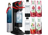 Spinel Soda Bubbleon Set Di Gorgogliatori Per Acqua Con 4 Tipi Di Sciroppo Di Frutta Da 1 Litro