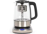 Bollitore Senza Fili 1,7L 2000W Vetro/Grigio Livoo Dod209