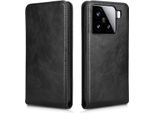 Per Xiaomi 15 Custodia Magnetica Verticale Con Scomparto Portafoglio In Pelle Finta Nera