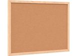 Vidaxl Lavagna In Sughero Con Cornice In Legno Di Pino Massiccio 40X30 Cm