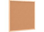 Vidaxl Lavagna In Sughero Con Cornice In Legno Di Pino Massiccio 40X40 Cm