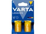 Varta Batterie Longlife Alcaline C Baby LR14 1,5V 1Bli=2Stk