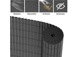 Jayseuw Pvc Privacy Schermo Stuoia Privacy Recinzione Balcone Frangivento Privacy Schermo Per Recinzione Grigio 140X800Cm