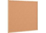 Vidaxl Lavagna In Sughero Con Cornice In Legno Di Pino Massiccio 60 X 55 Cm