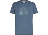 Maglietta Icebreaker Merino 150 Tech Lite Iii Van Camp A Maniche Corte Blu Xl Uomo Blu Xl