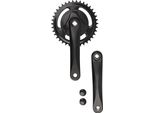 Guarnitura Vinty 38T 1 8", Pedivella 170Mm Con Disco, Nera"