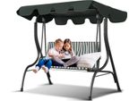Hengda Tettuccio Parasole Di Ricambio Universale Per Altalena Hollywood A 3 Posti Rivestimento Di Ricambio Per Tettuccio Parasole Altalena Tettuccio Telo Verde 210X145 Cm
