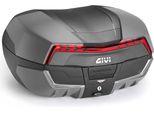 Bauletto Monokey Givi V58 Maxia 5 Grafite Rosso 58L