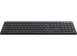 Trust Tastiera Vaiya Casa/Ufficio Rf Wireless + Bluetooth Qwertz Tedesco Nero