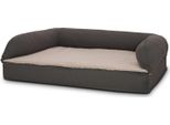 Letto Ortopedico Per Cani 100 X 70 X 27 Cm Con Schienale Taglia M