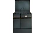 Stufa A Legna Nera Da 10 Kw Godin 240162Noir