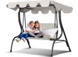 Tolletour Tettuccio Parasole Tettuccio Di Ricambio Universale Altalena Hollywood 3 Posti Rivestimento Di Ricambio Tettuccio Parasole Altalena Tettuccio Telone Beige 210X145Cm