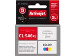 Activejet AC-546NX Inchiostro Per Stampante Canon, Sostitutivo Di Canon CL-546XL; Supremo; 15 Ml; Colore, Ciano, Magenta, Giallo