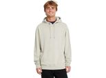 Volcom Felpa Con Cappuccio Single Stone Beige L Uomo Beige L