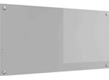 Vidaxl Alzatina Da Cucina Grigio Chiaro 100 X 50 Cm Vetro Temperato