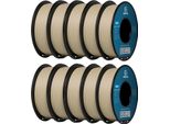 Filamento Pla Di Legno, Diametro 1,75 Mm, Materiale Ecologico, Legno Originale