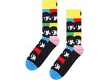 Happy Socks Beatles All Together Now Calzini Neri Eu 41-46 Uomo,Donna Nero Eu 41-46