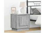 Vidaxl Comodino Con 2 Pezzi Grigio 44 X 34,5 X 45 Cm Materiale A Base Di Legno
