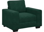 Vidaxl Poltrona Verde Scuro 100X77X82 Cm Velluto