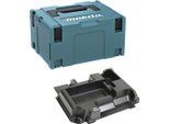 Valigetta Makita Makpac 3 + Pezzo Imbutito DBO380 (8351P0-7)