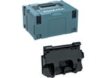 Valigetta Makita Makpac 3 + Parte Termoformata Power Set DC18RD - 4 Batterie (839205-3)