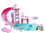 Barbie Pool Playset Con Scivolo E Vasca Idromassaggio, 17 Accessori