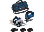 Kit Bosch BK2022BAG (Gks 18V-57-2 + Gst 18V-125 B + 2 X 4,0 Ah Procore + GAL18V-40 + Hdbag)