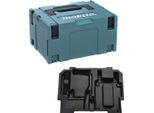Valigetta Makita Makpac 3 + Parte Imbutita DJV180/182 (837639-4)