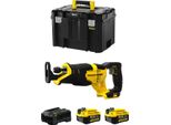 Sega A Percussione Stanley Fatmax SFMCS300M2T (2 X 4,0 Ah + Caricabatterie + Tstak Vi)