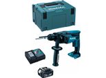 Trapano A Percussione Makita DHR165RTJ1 (1 X 5,0 Ah + DC18RC + Makpac 3)