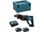 Trapano A Percussione Makita DHR202RTJ (2 X 5,0 Ah + DC18RC + Makpac 3)