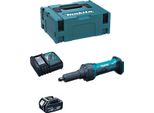 Smerigliatrice Diritta Makita DGD800RTJ1 (1 X 5,0 Ah + DC18RC + Makpac 2)