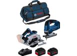 Kit Bosch BK2023BAG (Gks 18V-57-2 + Gst 18V-125 B + 2 X 8,0 Ah Procore + GAL18V-160 + Hdbag)
