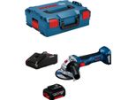 Smerigliatrice Angolare Bosch Gws 18V-7 (1 X 5,0 Ah + GAL18V-40 + L-Boxx 136)