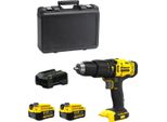 Trapano A Percussione Stanley Fatmax SFMCD711M2K (2 X 4,0 Ah + Caricabatterie + Custodia)