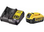 Set Di Alimentazione Dewalt (1 X 18V 4,0 Ah + DCB107)