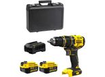 Trapano A Percussione Stanley Fatmax SFMCD721M2K (2 X 4,0 Ah + Caricabatterie + Custodia)