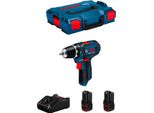 Trapano Avvitatore Bosch Gsr 12V-15 (2 X 3,0 Ah + GAL12V-40 + L-Boxx 102)