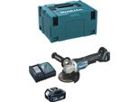 Mini Smerigliatrice Angolare Makita DGA508RTJ1 (1 X 5,0 Ah + DC18RC + Makpac 3)
