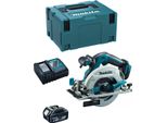 Sega Circolare Portatile Makita DHS680RTJ1 (1 X 5,0 Ah + DC18RC + Makpac 3)