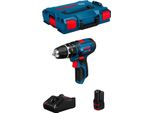 Trapano A Percussione Bosch Gsb 12V-15 (1 X 3,0 Ah + GAL12V-40 + L-Boxx 102)