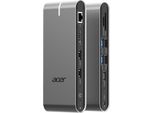 Acer HP.DSCAB.022 Replicatore Di Porte E Docking Station Per Laptop Cablato Usb 3.2 Gen 1 (3.1 Gen 1) Type-C Argento