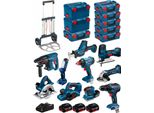 Bosch Kit 18V BK1002 (Gst18V-Lis+Gks18V-Li+Gbh18V-21+Gws18-125V-Li+Gsr18V-55+Gsa18V-Lic+Gdx18V-180+Gli18V-300+Gho18V-Li+3X5,0Ah)