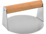Pressa Per Hamburger - Pressa Manuale Per Hamburger - Pressa Portatile Per Hamburger - Acciaio Inossidabile - Smash Burger - 14 X 14 Cm (Copia)